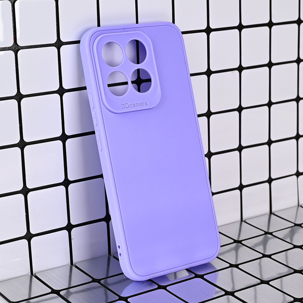 Maska za Honor X8c — 3D Camera, ljubicasta