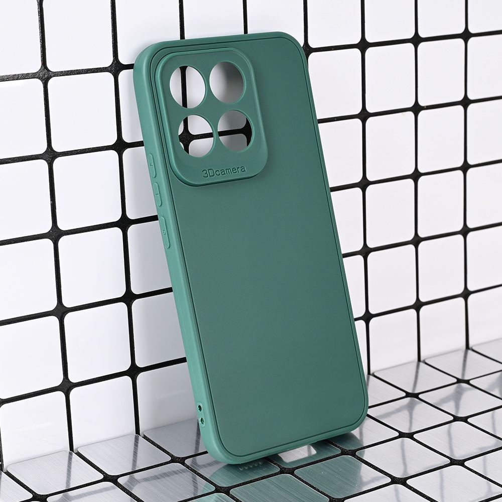 Maska za Honor X8c — 3D Camera, tamno zelena