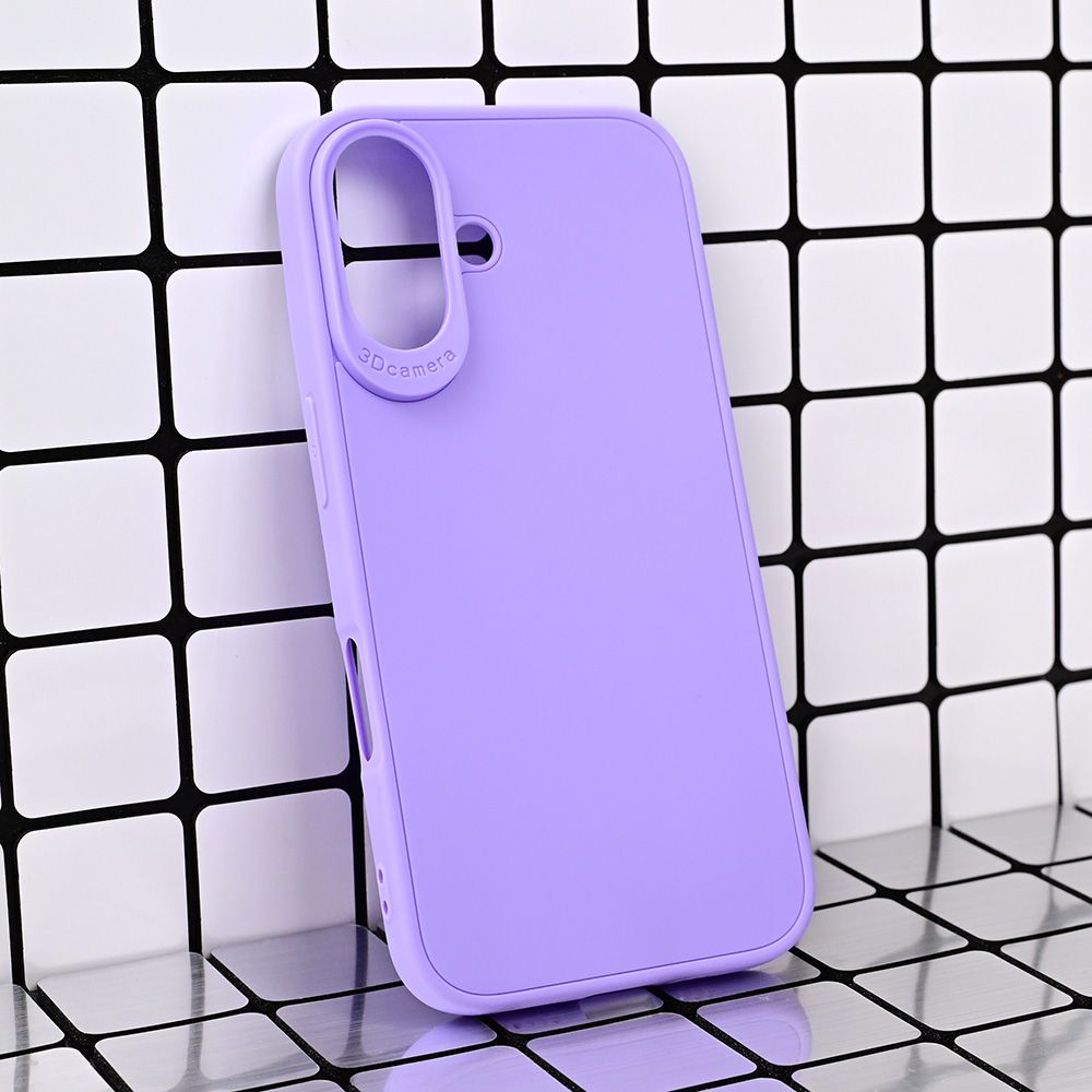 Maska za Apple iPhone 16 — 3D Camera, ljubicasta