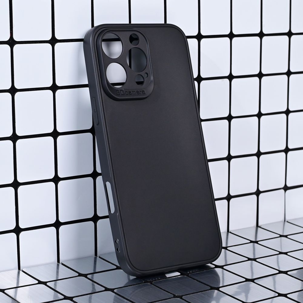 Maska za Apple iPhone 16 Pro Max — 3D Camera, crna
