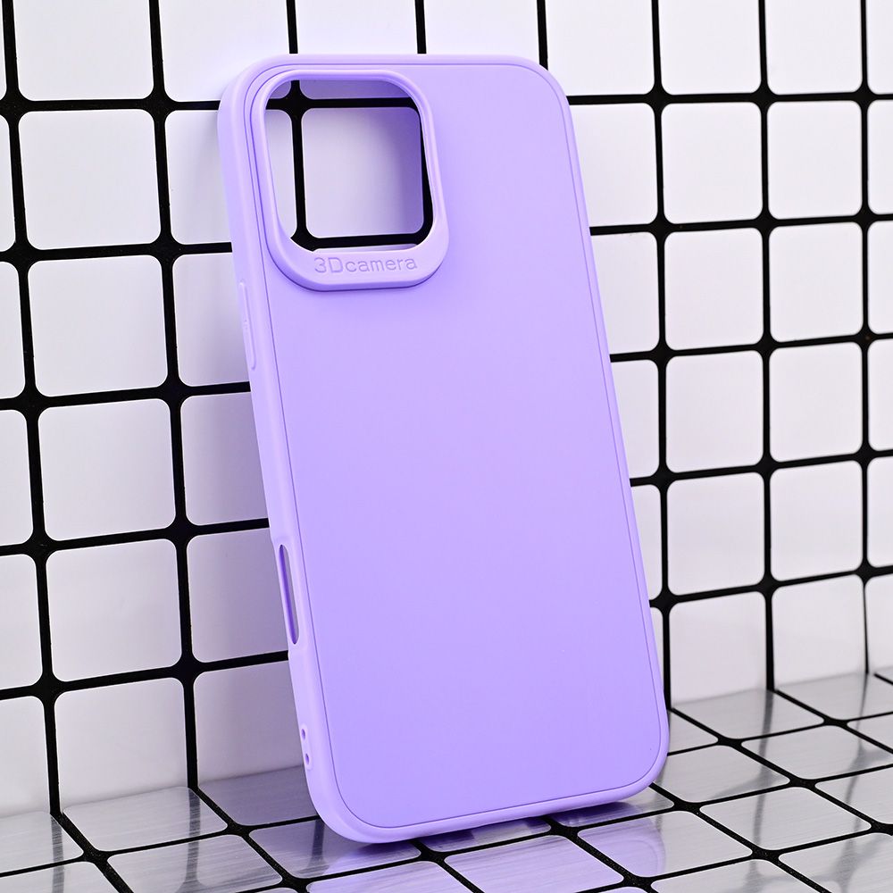Maska za Apple iPhone 16 Pro Max — 3D Camera, ljubicasta