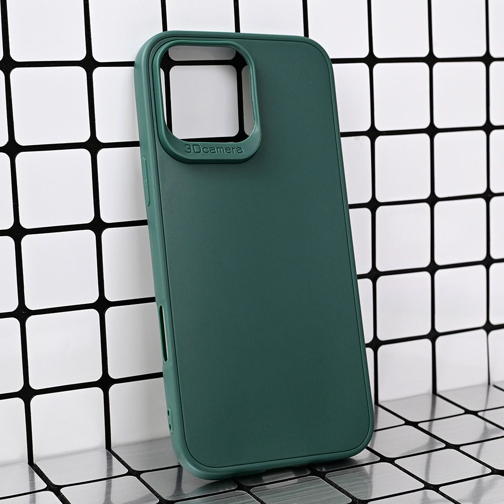 Maska za Apple iPhone 16 Pro Max — 3D Camera, tamno zelena