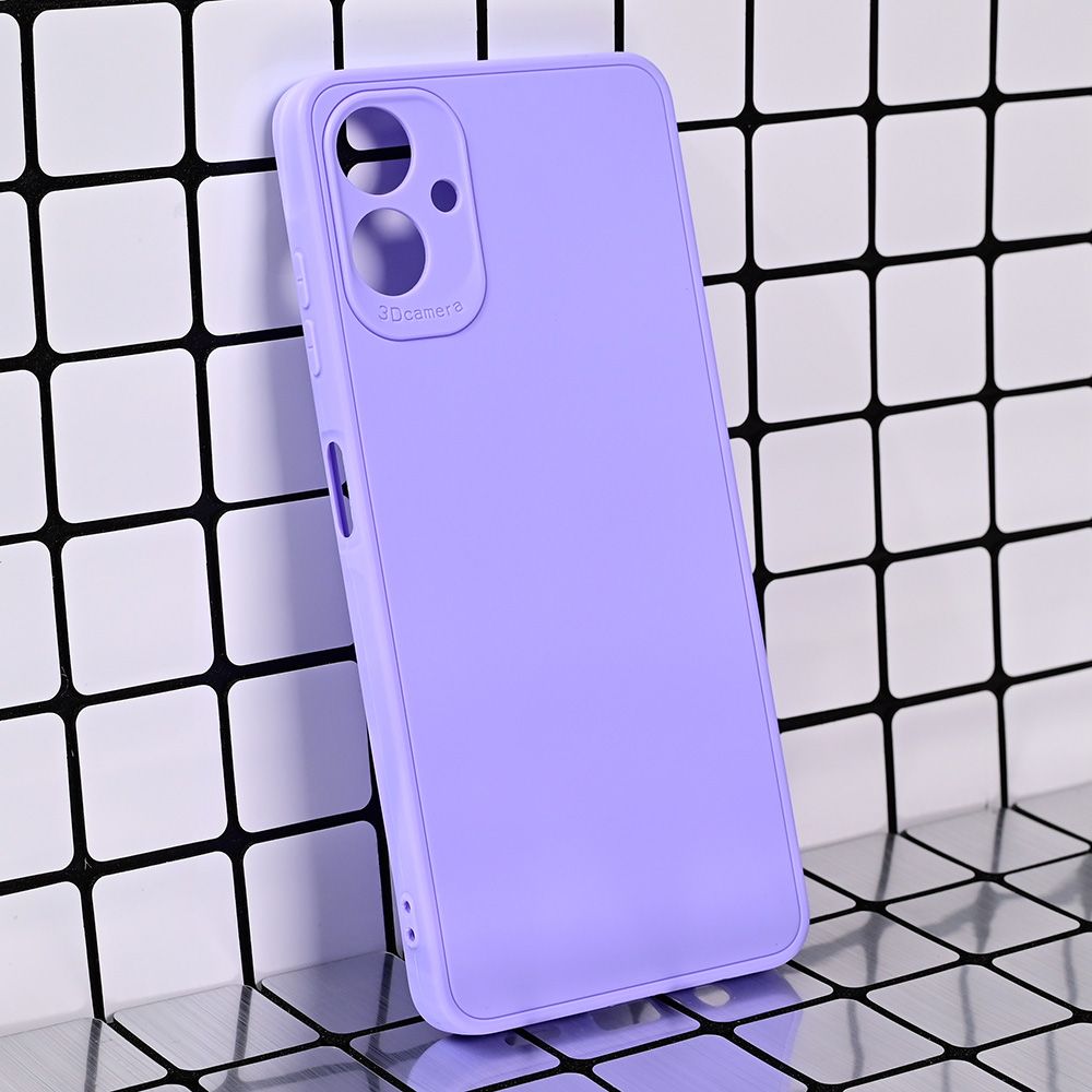 Maska za Samsung Galaxy A06 — 3D Camera, ljubicasta