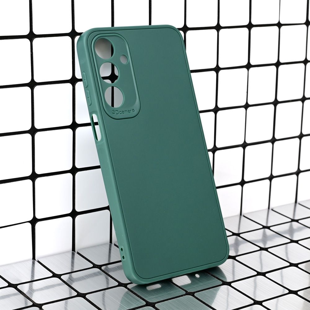 Maska za Samsung Galaxy A16 5G — 3D Camera, tamno zelena