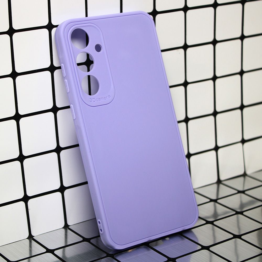 Maska za Samsung Galaxy A35 5G — 3D Camera, ljubicasta