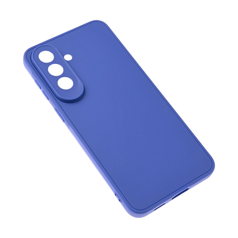 Maska za Samsung Galaxy A37 5G — 3D Camera, tamno plava
