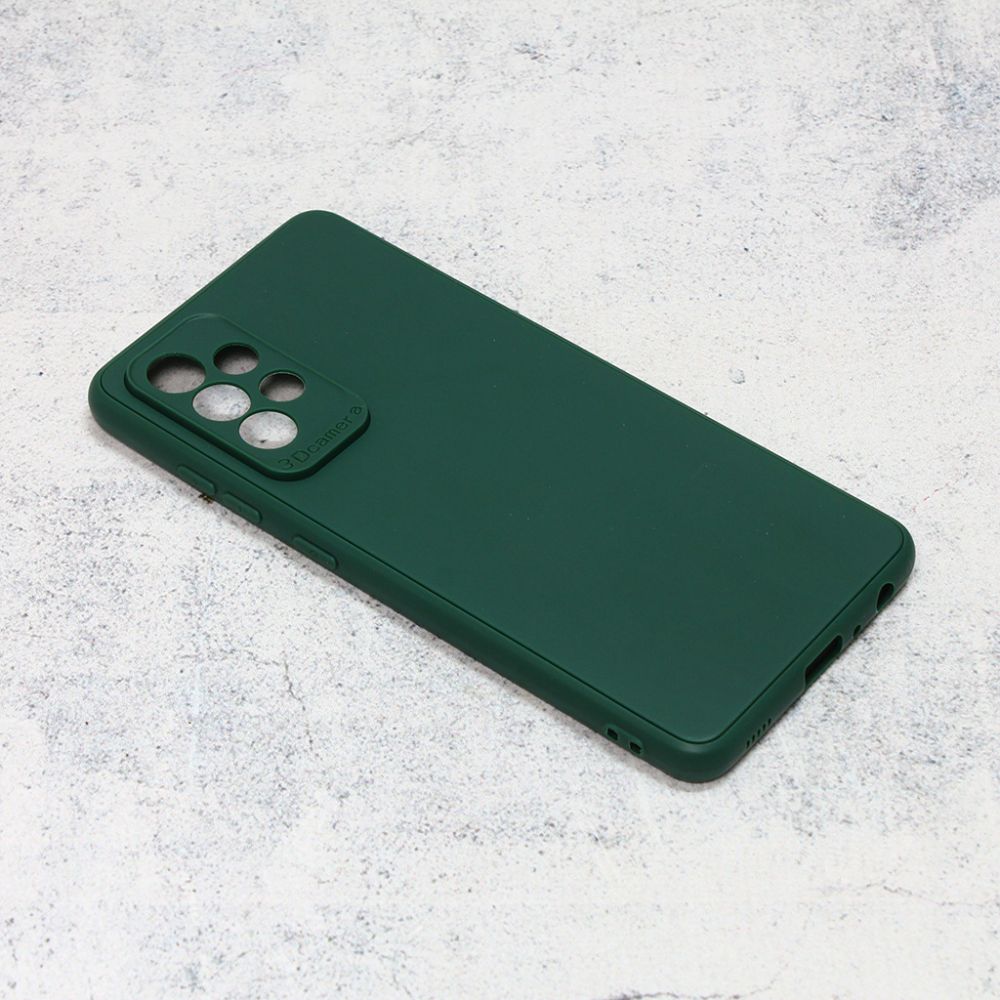 Maska za Samsung Galaxy A52s 5G — 3D Camera, tamno zelena