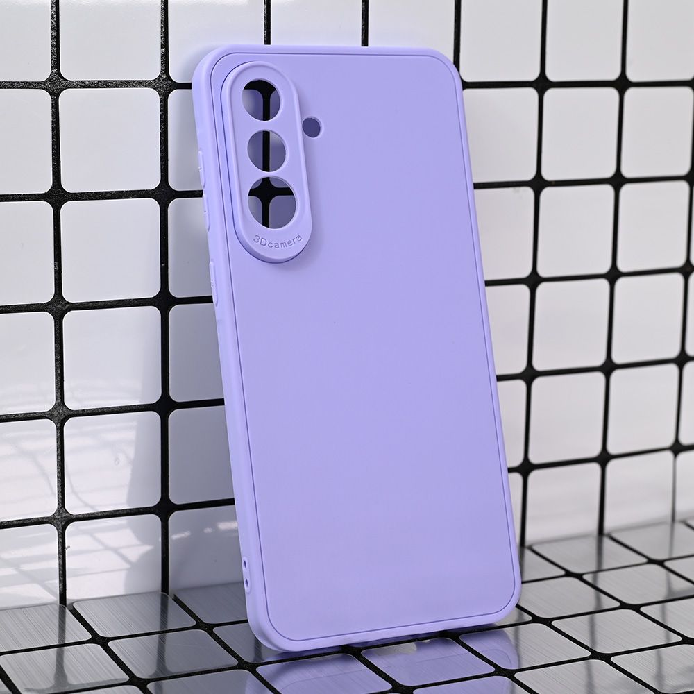 Maska za Samsung Galaxy A56 5G — 3D Camera, ljubicasta