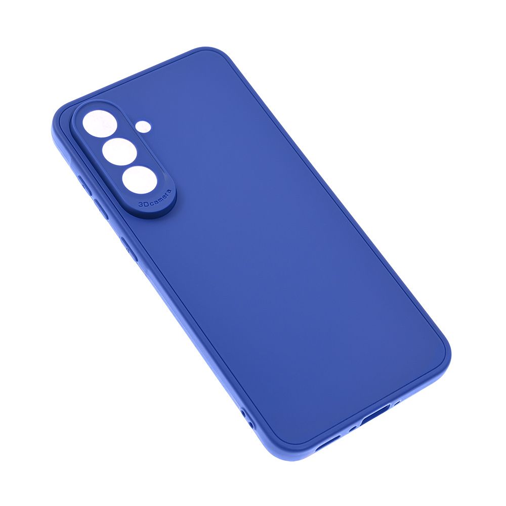 Maska za Samsung Galaxy A56 5G — 3D Camera, tamno plava
