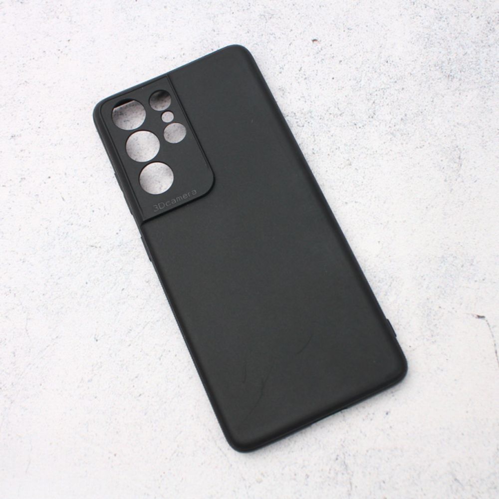 Maska za Samsung Galaxy S21 Ultra — 3D Camera, crna