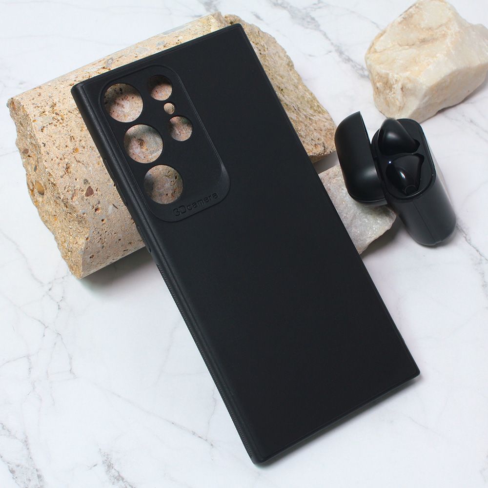 Maska za Samsung Galaxy S23 Ultra — 3D Camera, crna