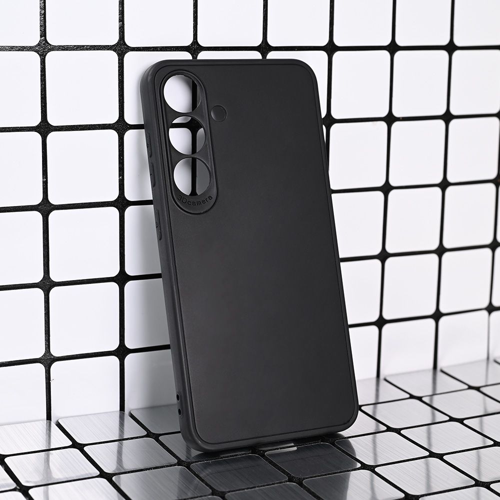 Maska za Samsung Galaxy S25 — 3D Camera, crna