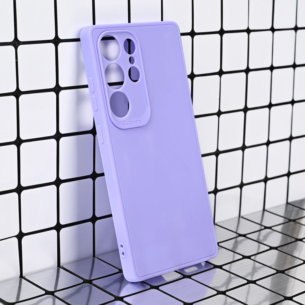 Maska za Samsung Galaxy S25 Ultra — 3D Camera, ljubicasta