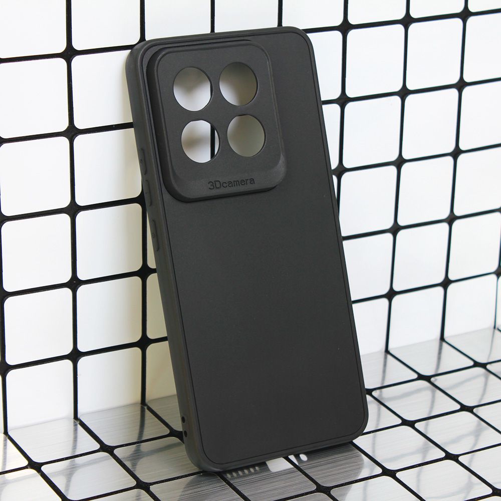 Maska za Xiaomi 14 Pro — 3D Camera, crna