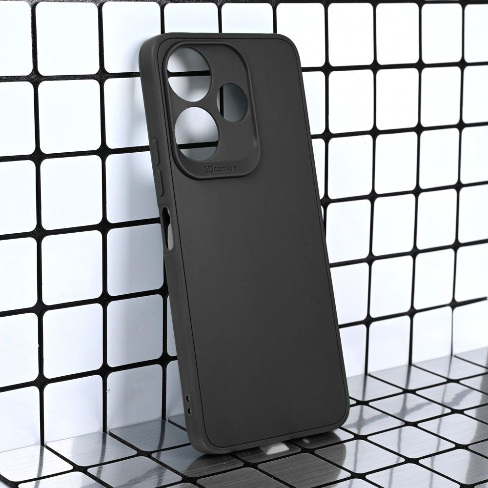 Maska za Xiaomi Redmi 13 — 3D Camera, crna