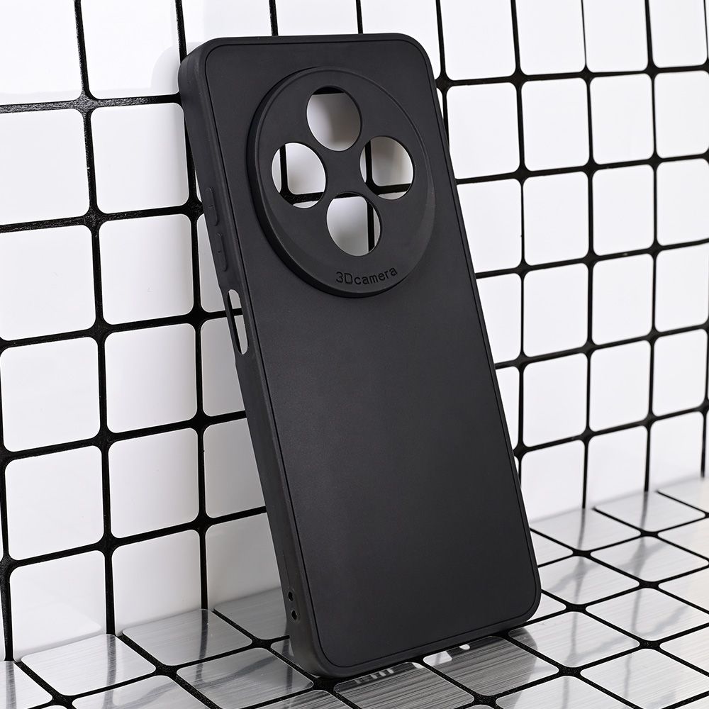 Maska za Xiaomi Redmi 14C — 3D Camera, crna