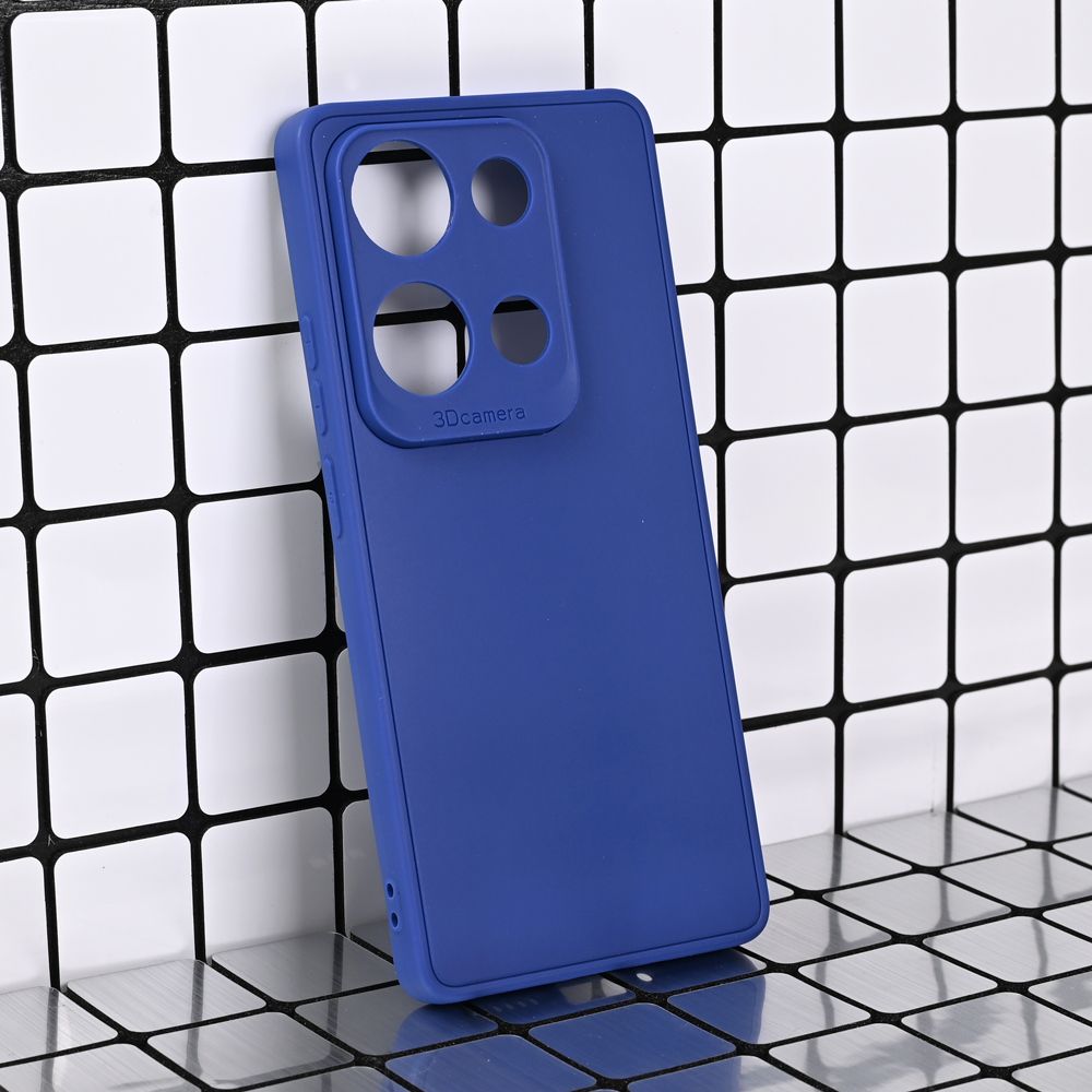 Maska za Xiaomi Redmi Note 14S — 3D Camera, tamno plava