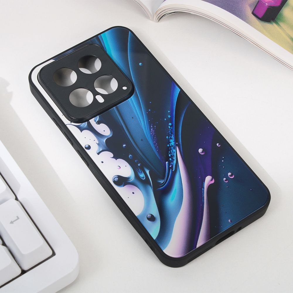 Maska za Xiaomi 14 — Abstract, tamno plava