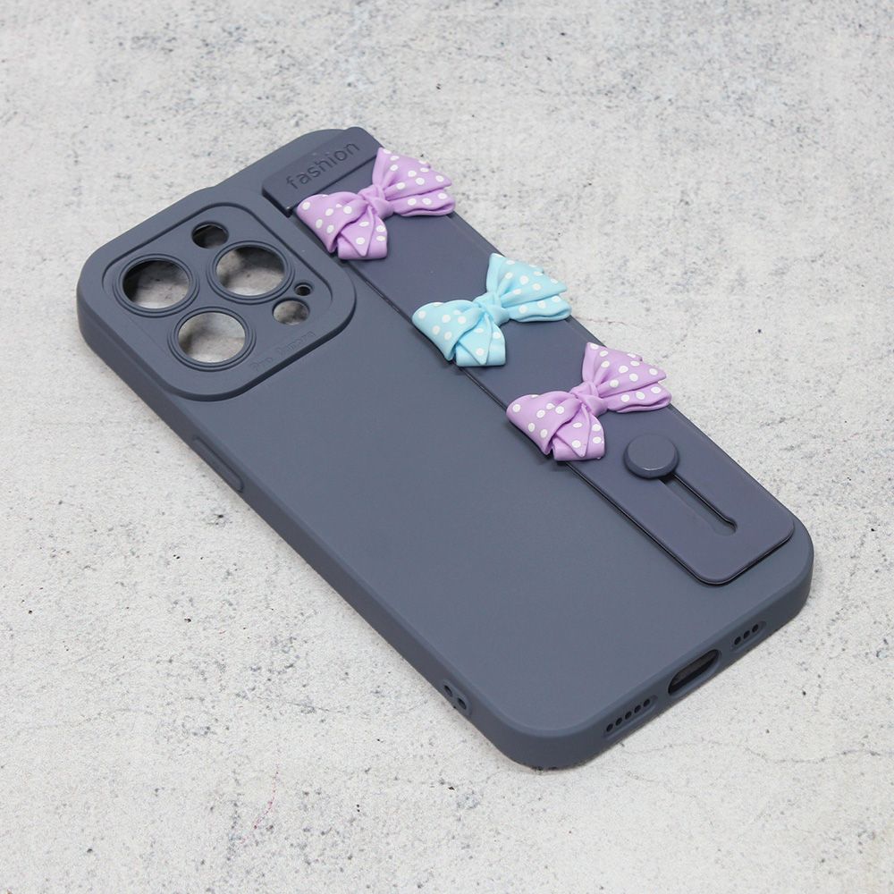 Maska za Apple iPhone 13 Pro — Bow, ljubicasta