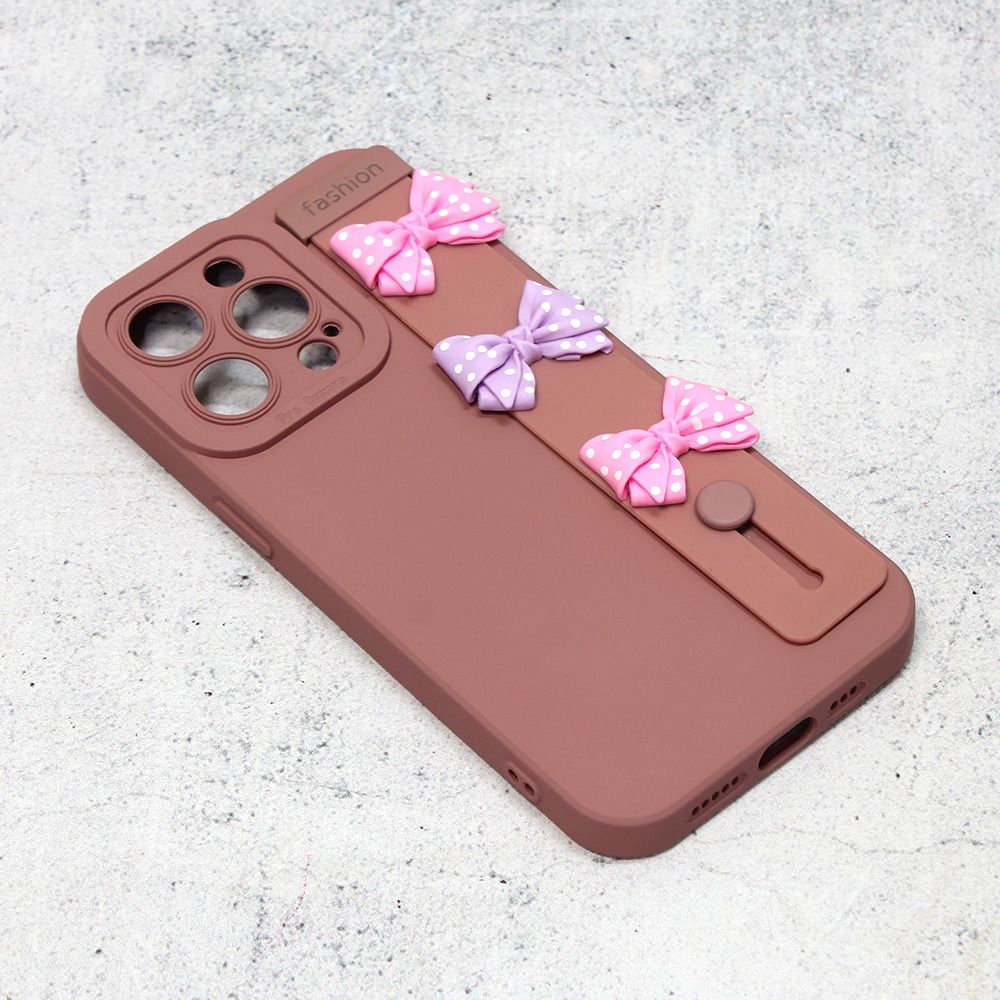 Maska za Apple iPhone 13 Pro — Bow, roze