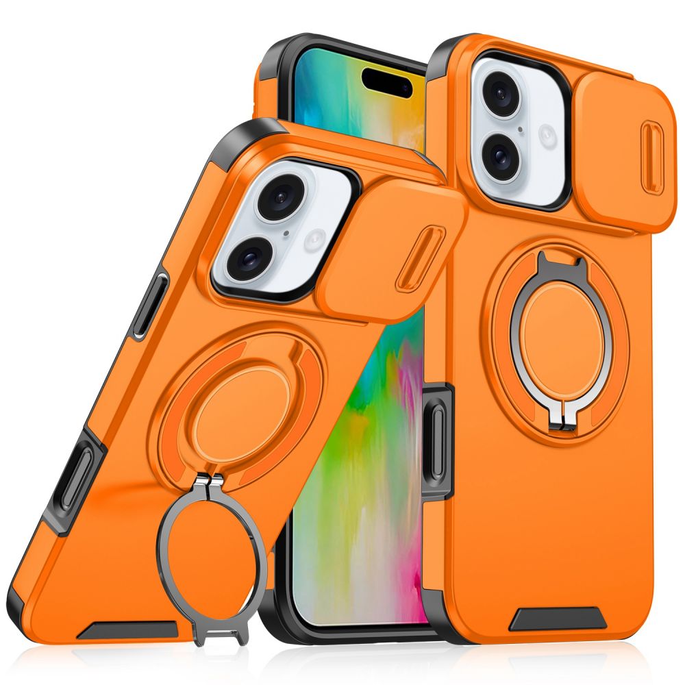Maska za Apple iPhone 16 — CamShield Ring stand