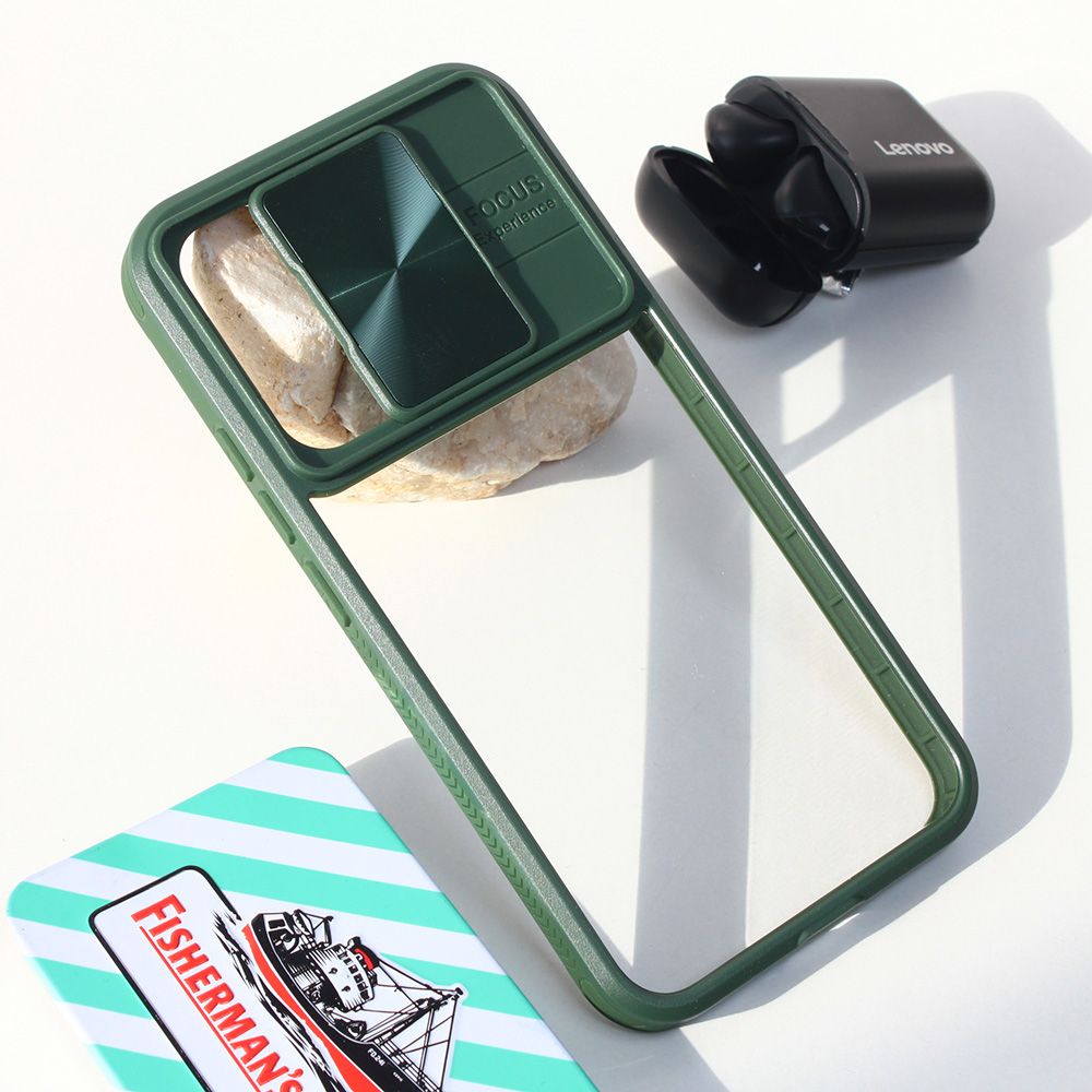 Maska za Samsung Galaxy A34 5G — CamShield, zelena