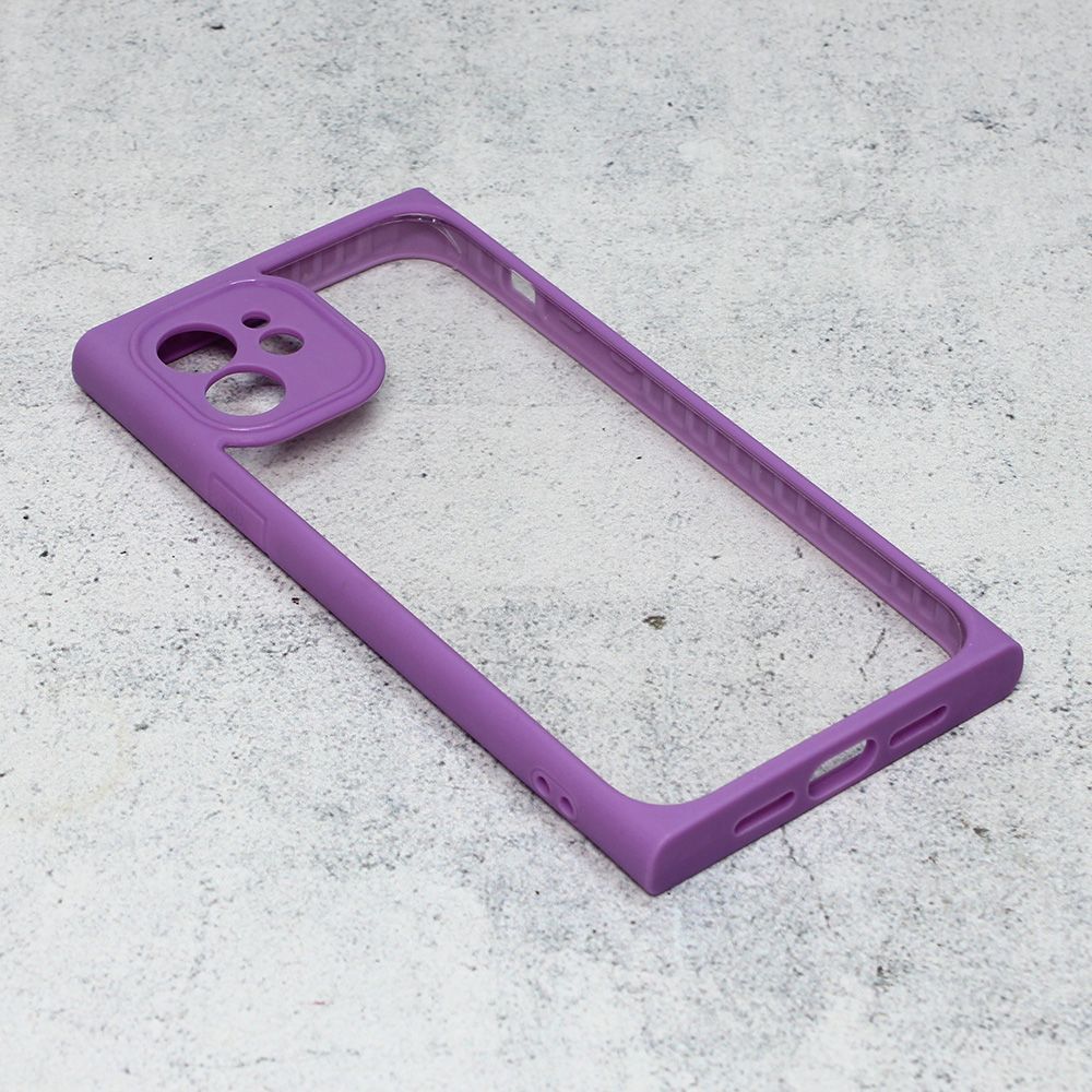Maska za Apple iPhone 12 — Candy Frame, ljubicasta