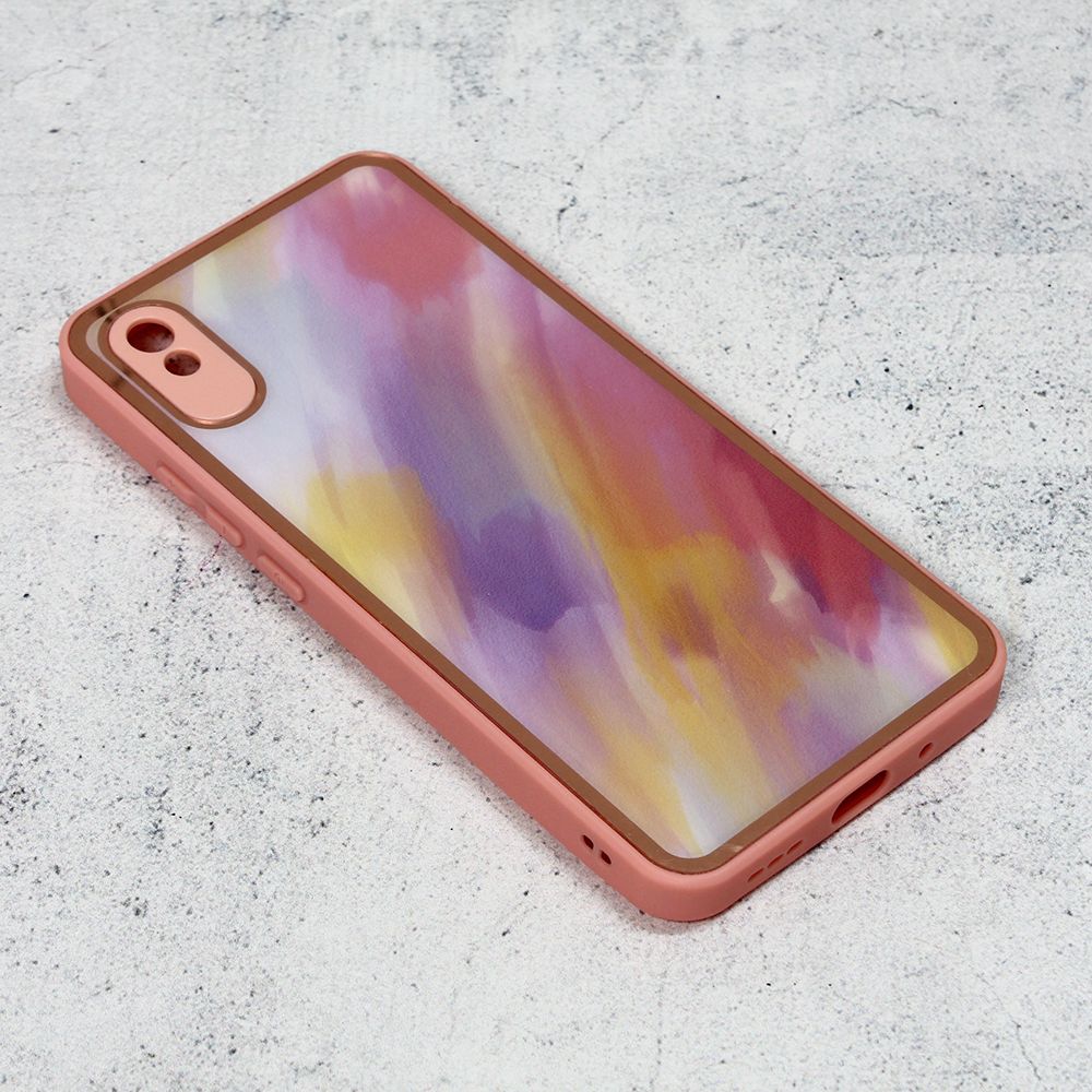 Maska za Xiaomi Redmi 9A — Candy Marble, svetlo ljubicasta