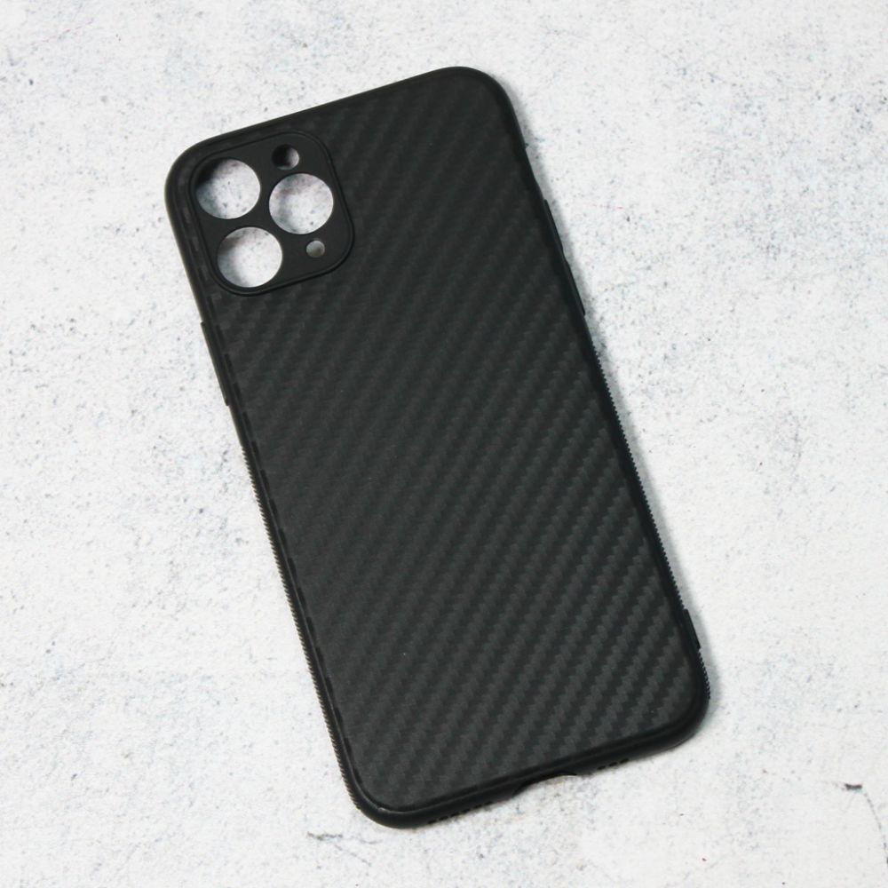 Maska za Apple iPhone 11 Pro — Carbon fiber, crna