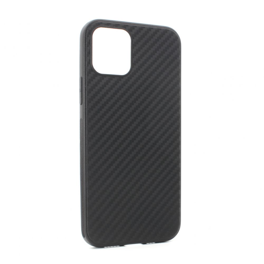 Maska za Apple iPhone 12 — Carbon fiber, crna