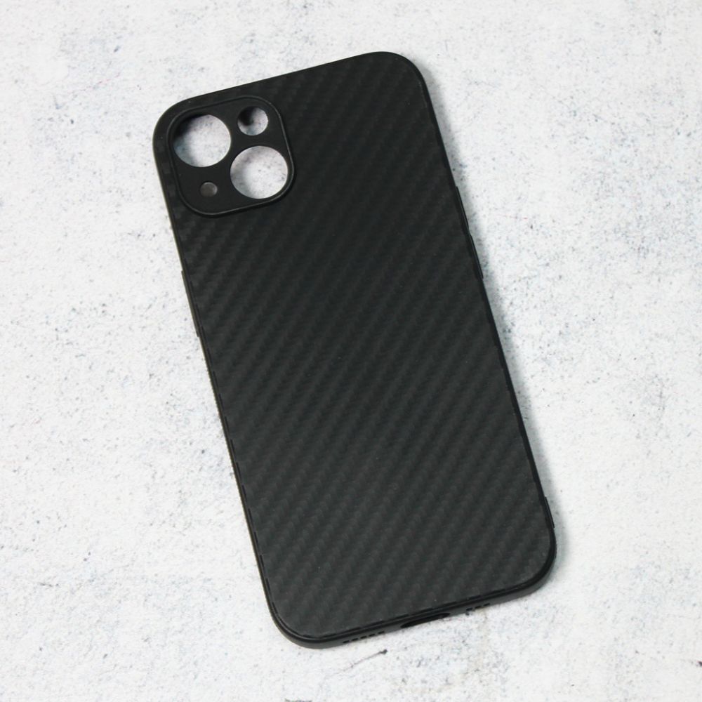 Maska za Apple iPhone 13 — Carbon fiber, crna