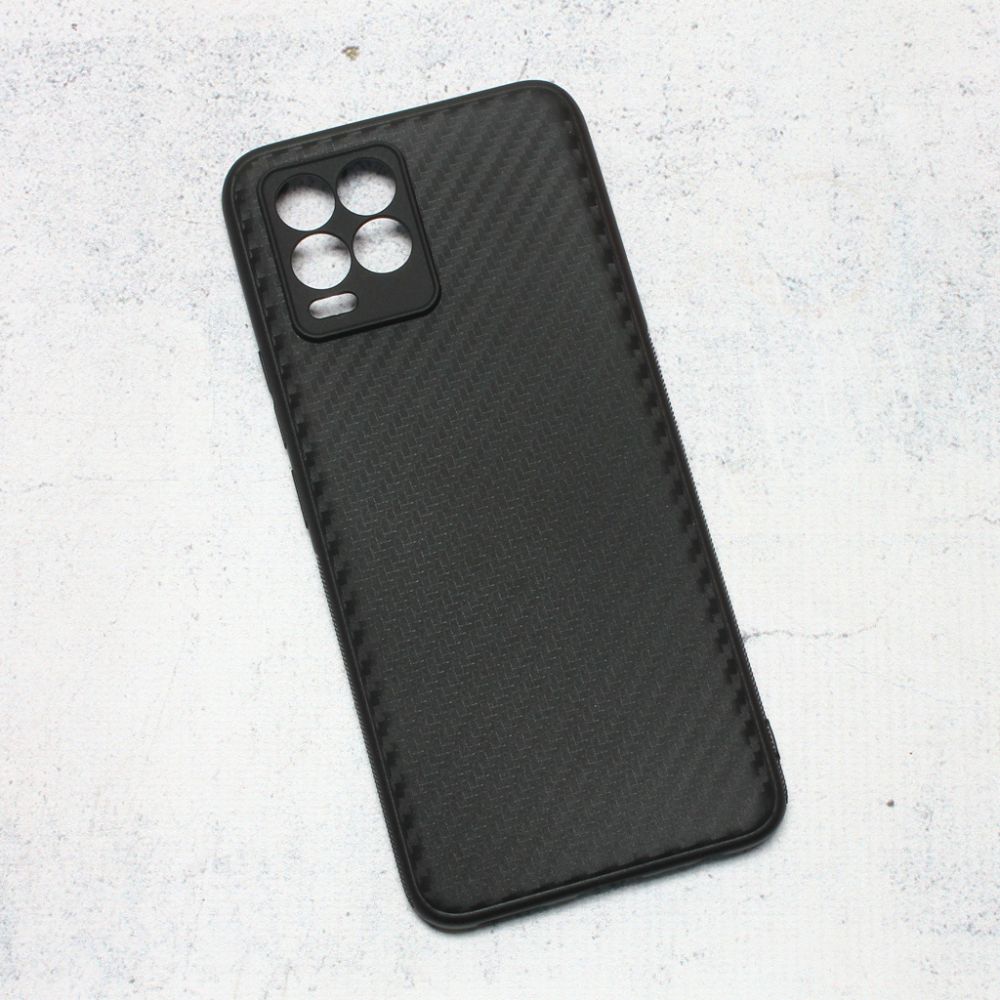 Maska za Realme 8 Pro — Carbon fiber, crna