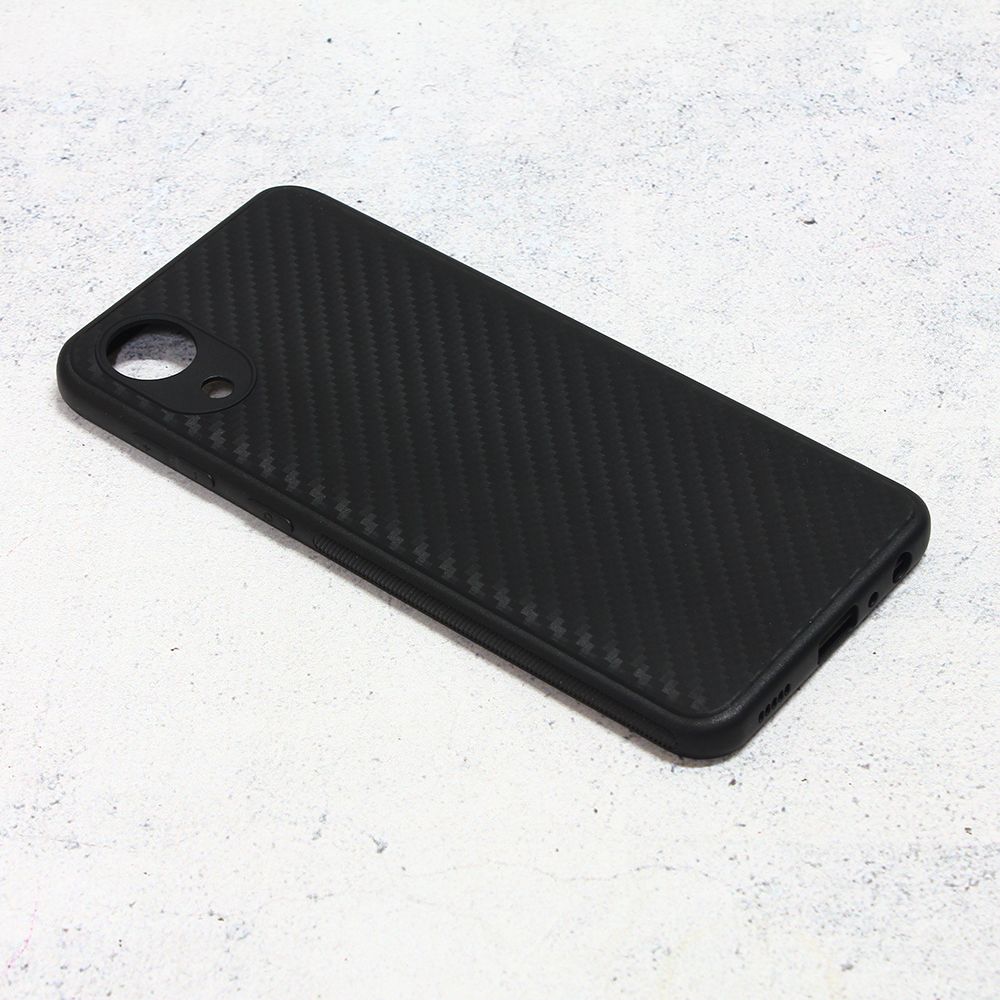 Maska za Samsung Galaxy A03 Core — Carbon fiber, crna