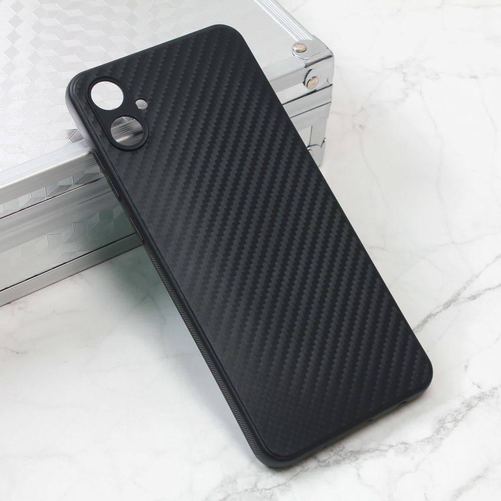 Maska za Samsung Galaxy A05 — Carbon fiber, crna