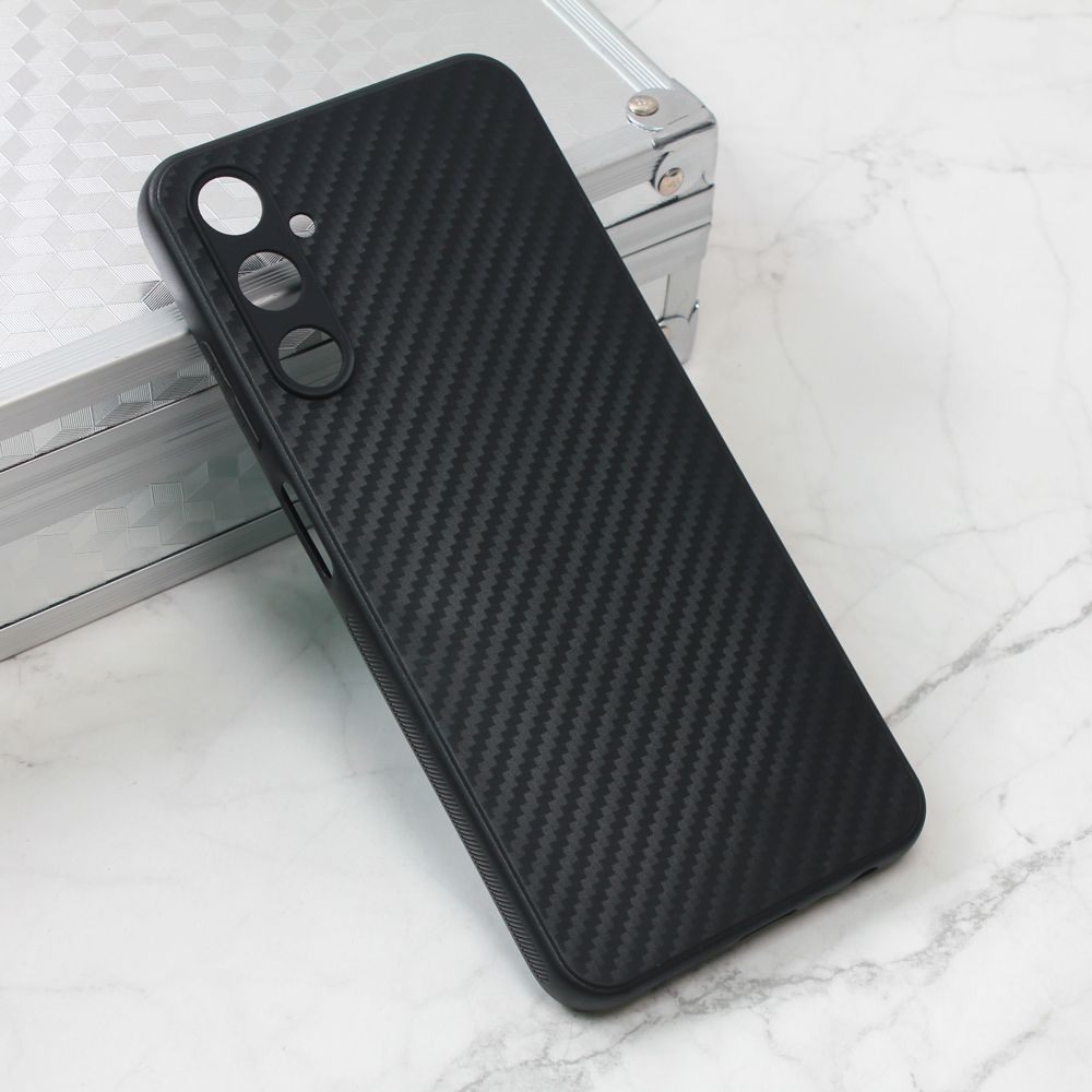 Maska za Samsung Galaxy A05s — Carbon fiber, crna