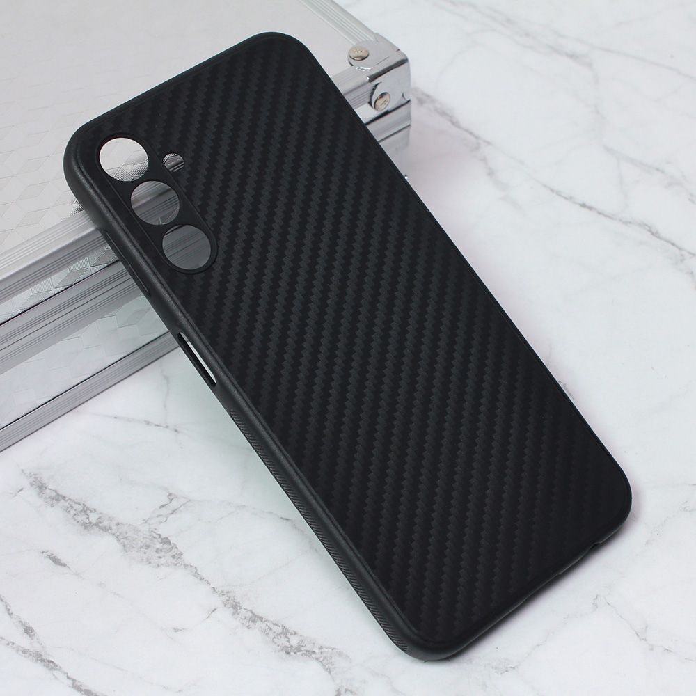 Maska za Samsung Galaxy A14 5G — Carbon fiber, crna