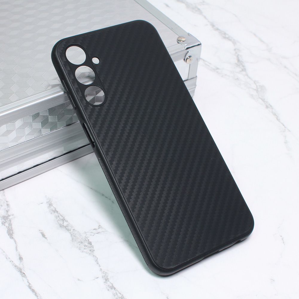 Maska za Samsung Galaxy A24 — Carbon fiber, crna