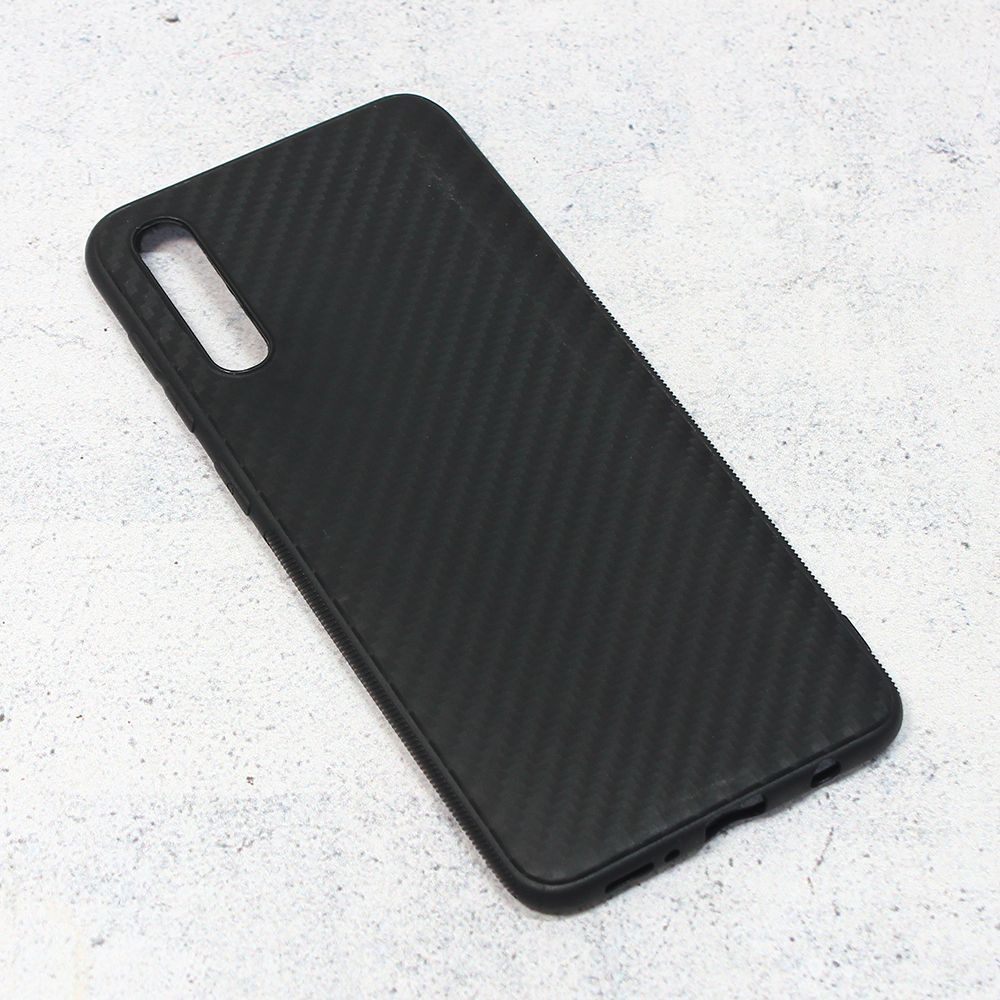 Maska za Samsung Galaxy A30s — Carbon fiber, crna