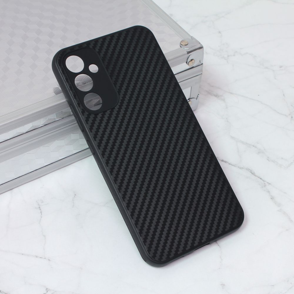 Maska za Samsung Galaxy A34 5G — Carbon fiber, crna