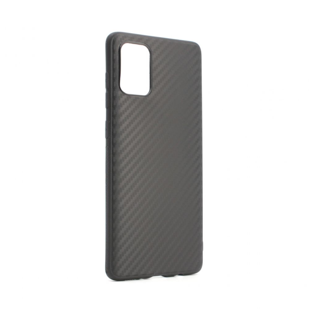 Maska za Samsung Galaxy A71 — Carbon fiber, crna