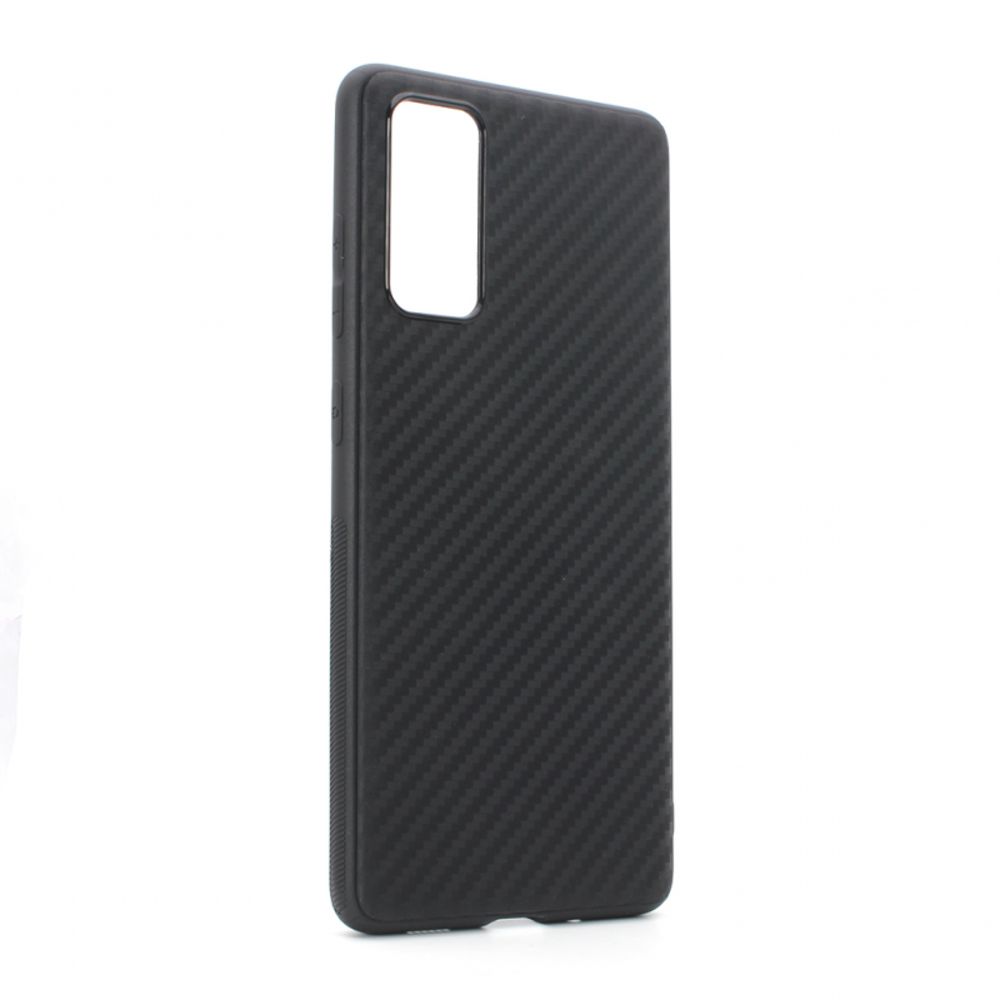 Maska za Samsung Galaxy S20 FE — Carbon fiber, crna