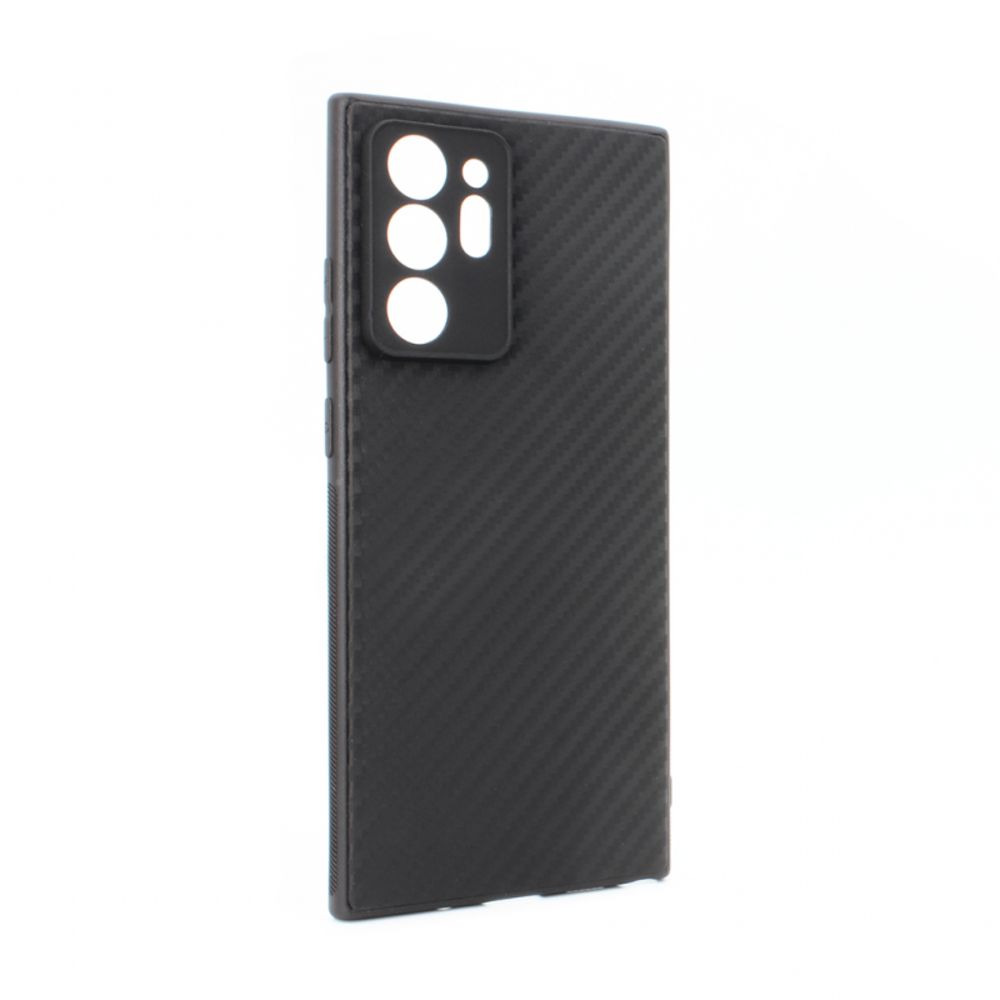 Maska za Samsung Galaxy Note 20 Ultra — Carbon fiber, crna