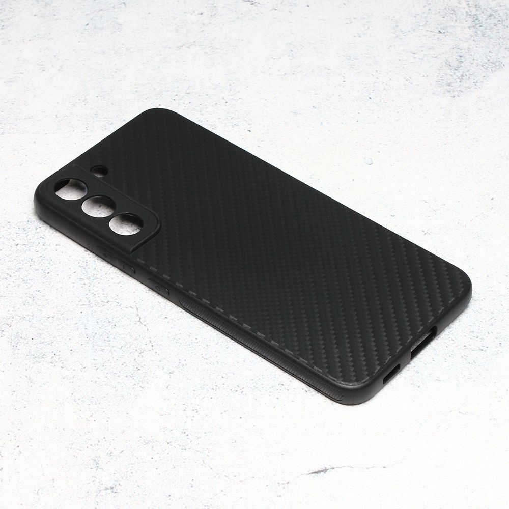 Maska za Samsung Galaxy S22 Plus — Carbon fiber, crna
