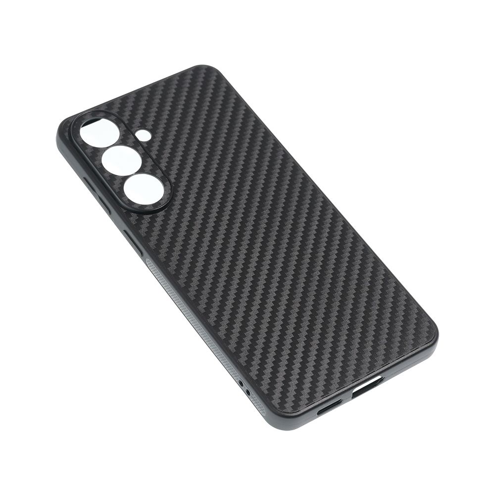 Maska za Samsung Galaxy S26 Plus — Carbon fiber, crna