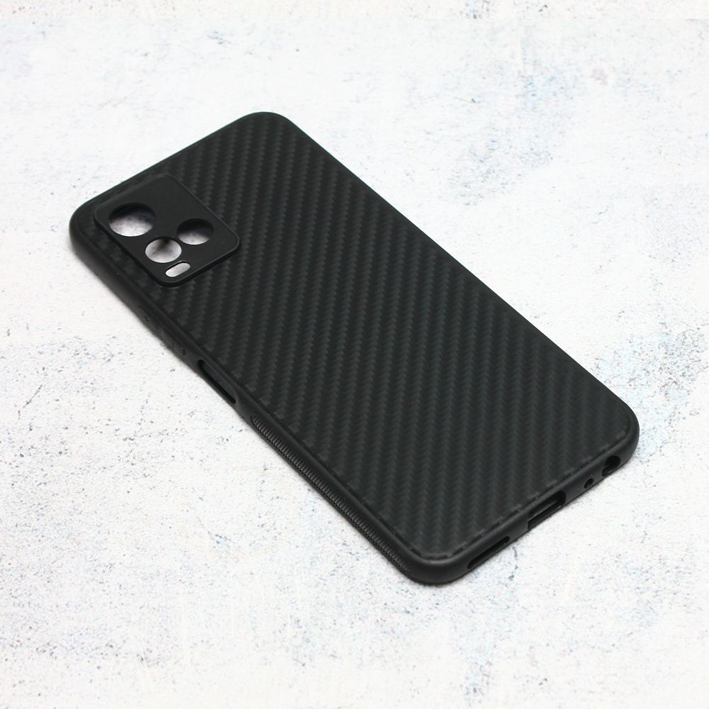 Maska za Vivo Y21 / Y21s — Carbon fiber, crna