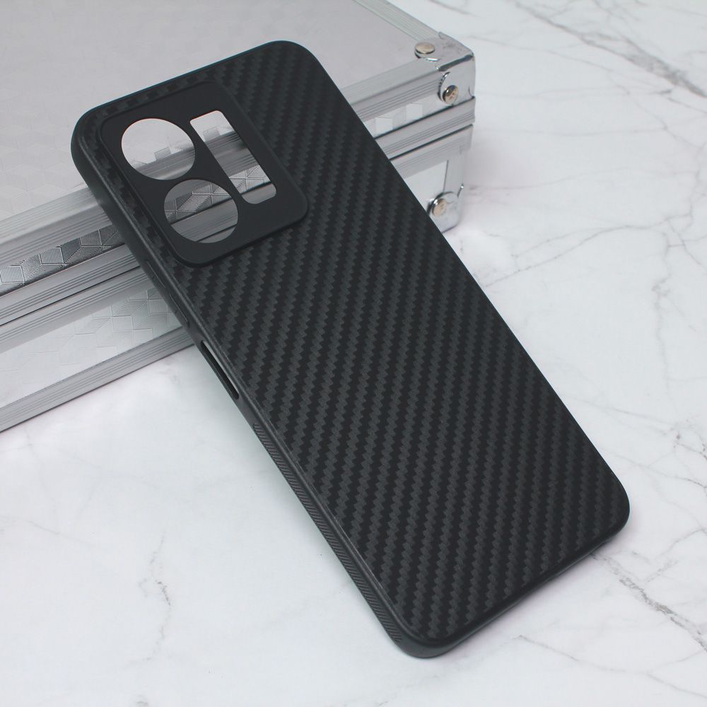 Maska za Vivo Y22s — Carbon fiber, crna