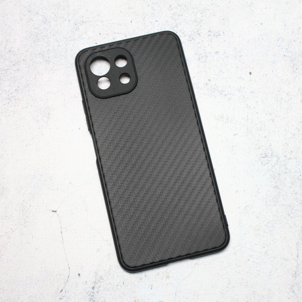 Maska za Xiaomi Mi 11 Lite — Carbon fiber, crna