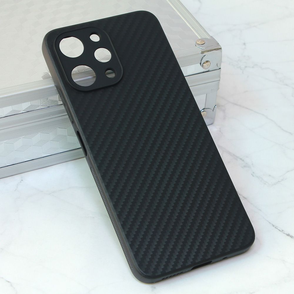 Maska za Xiaomi Redmi 12 — Carbon fiber, crna