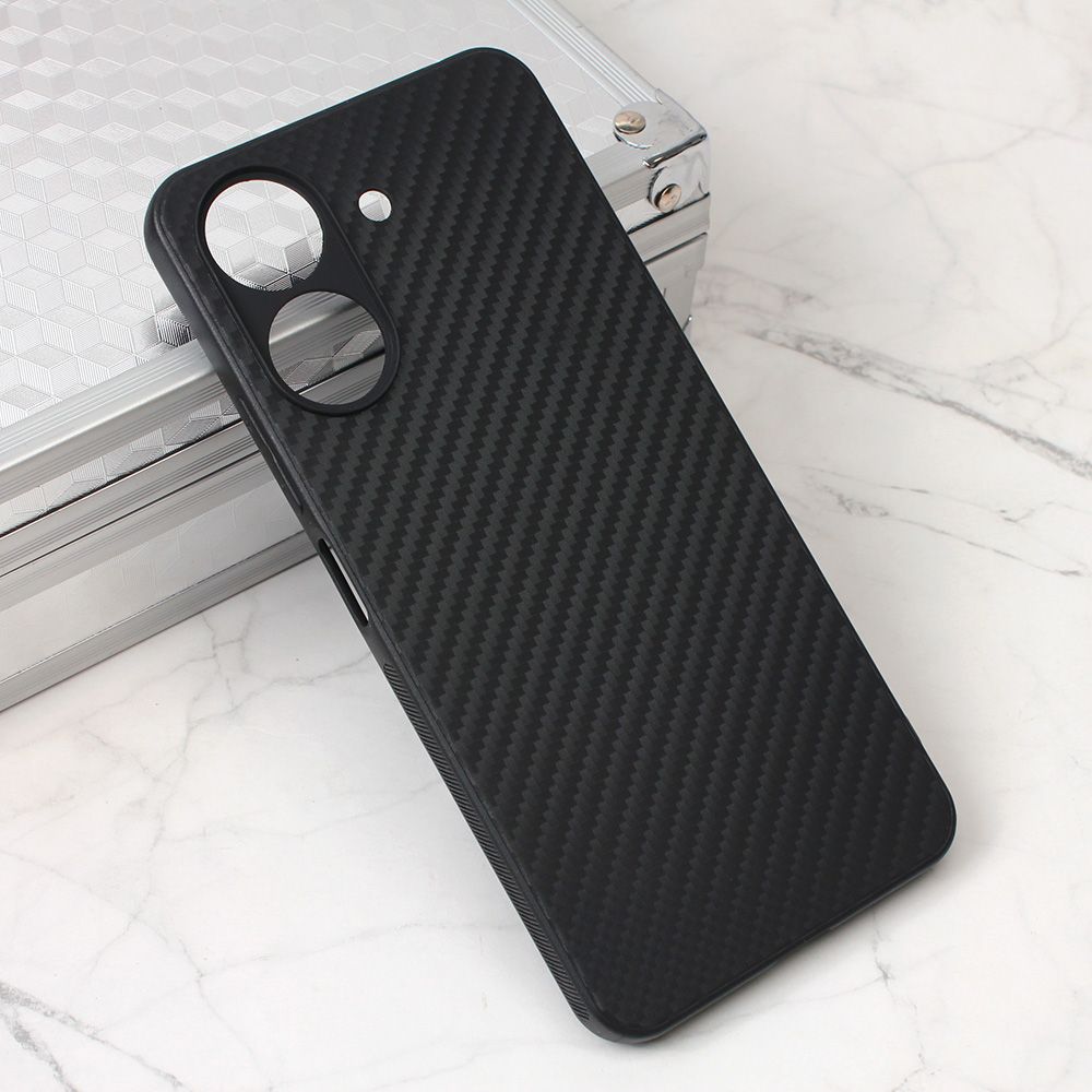Maska za Xiaomi Redmi 13C — Carbon fiber, crna