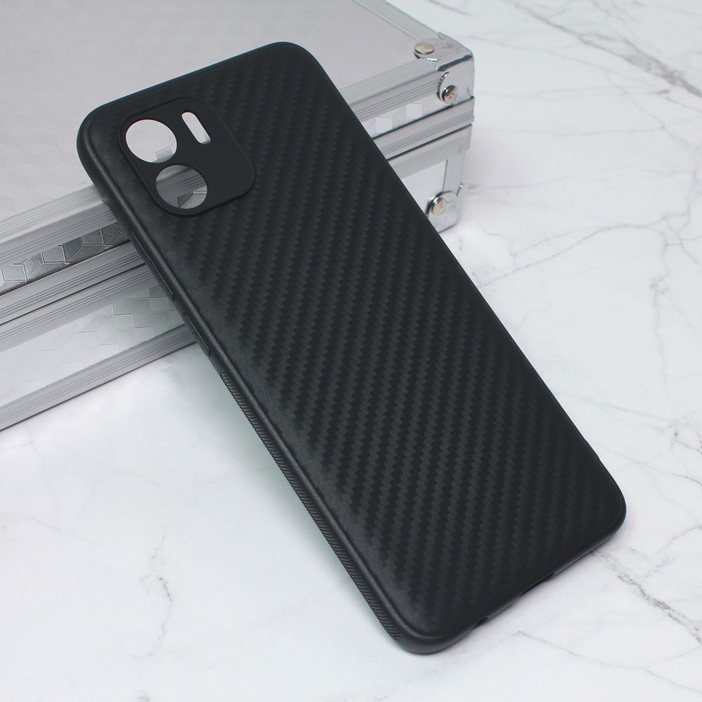 Maska za Xiaomi Redmi A1 — Carbon fiber, crna